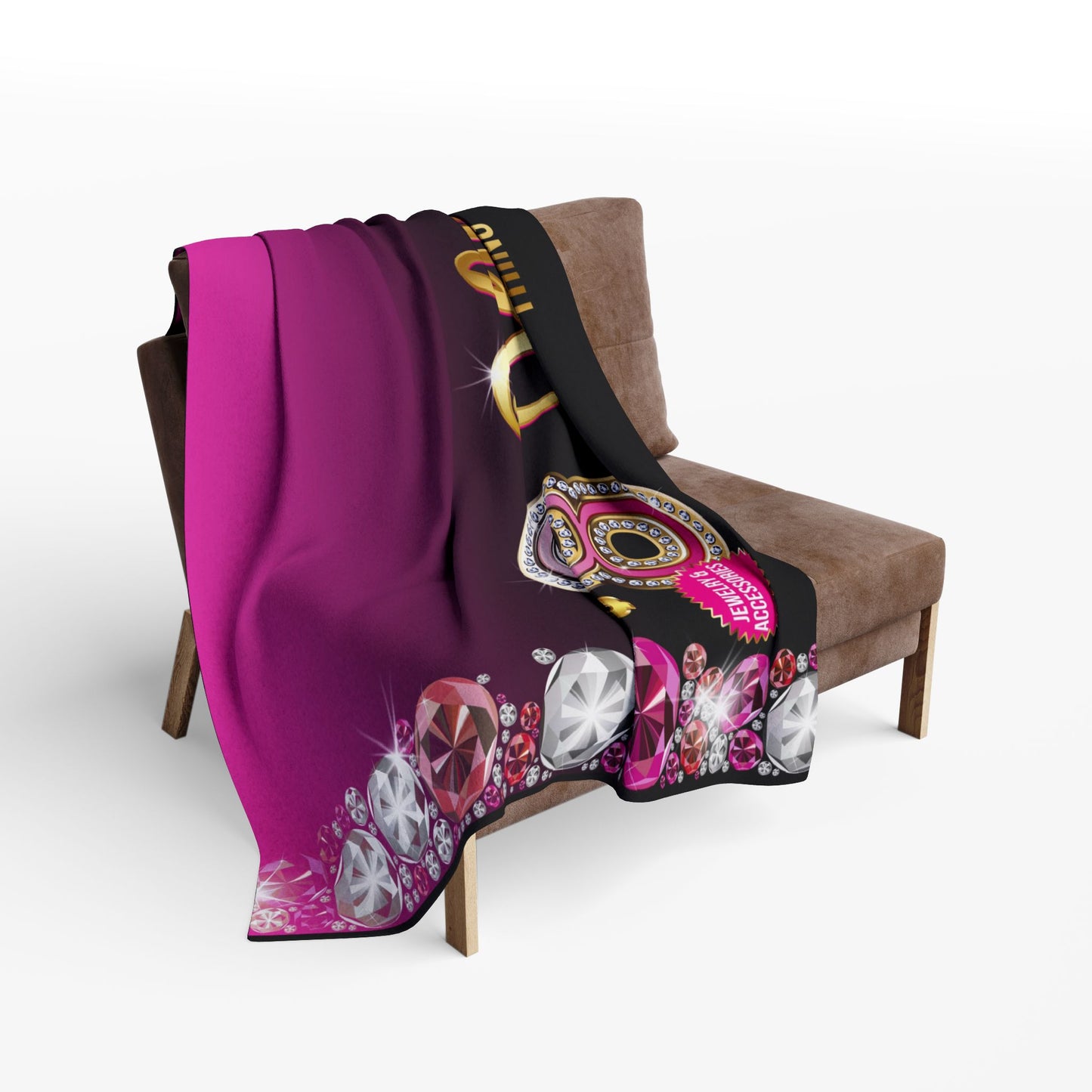 $8 Bling 50"x60" Fleece Table Cover - GEMZ