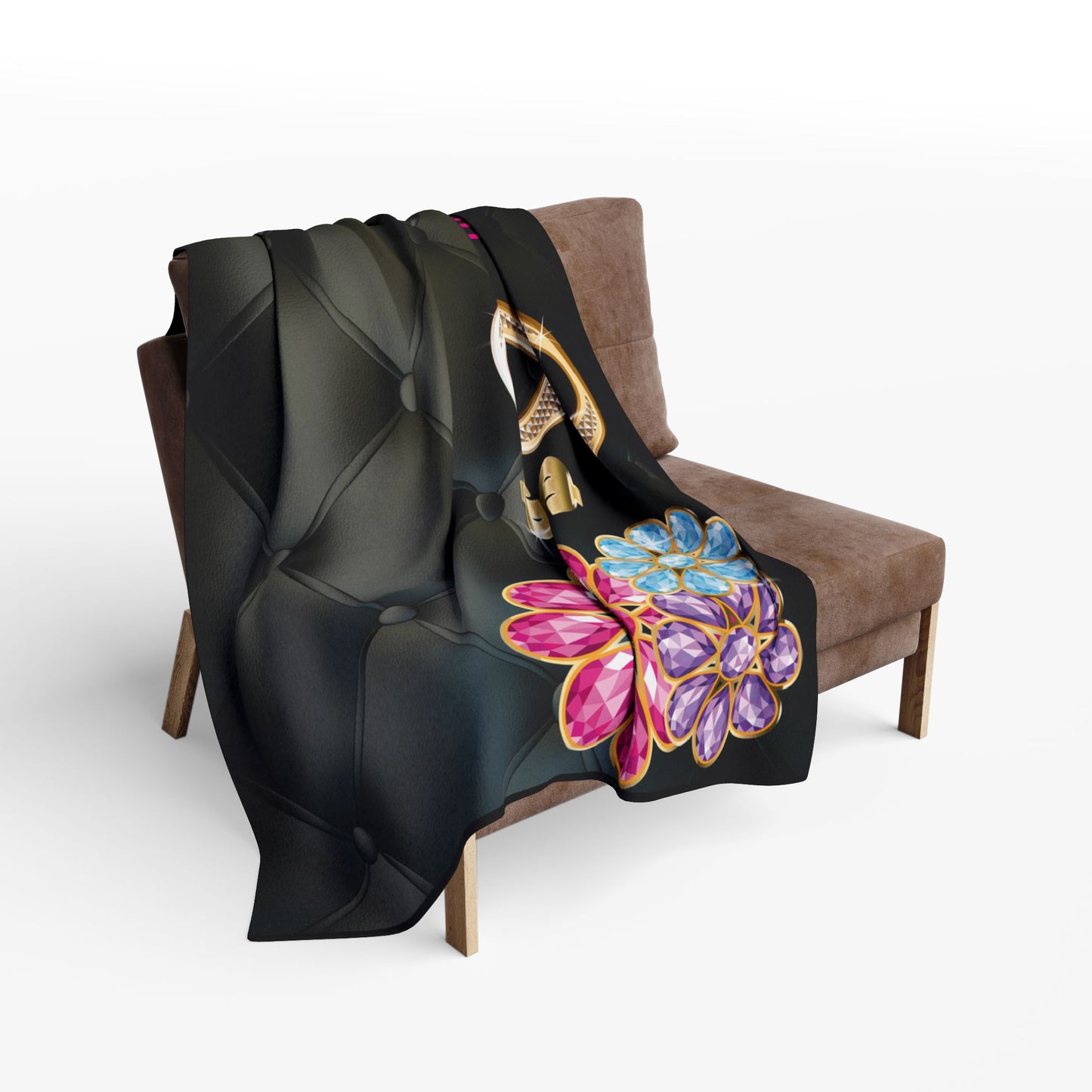 $8 Bling 50"x60" Fleece Table Cover - BLOOM