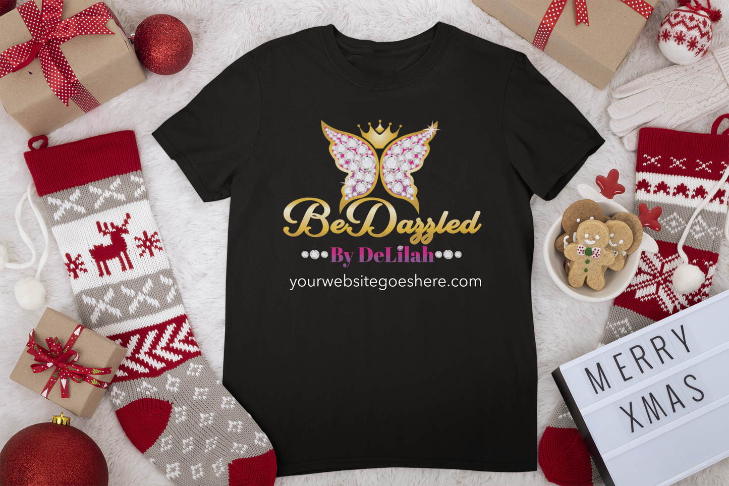 Bling Personalized Logo T-shirt