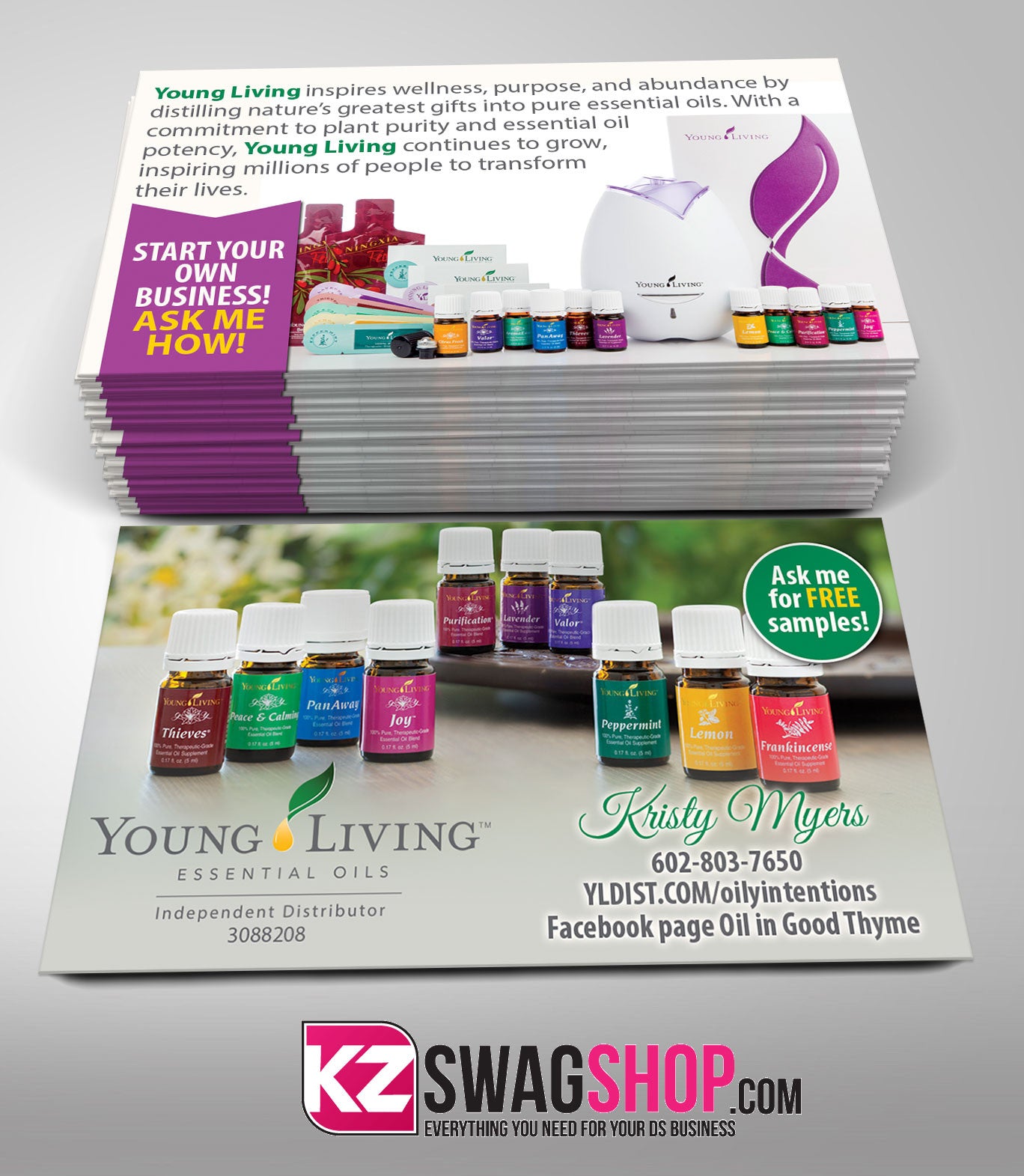 YOUNG LIVING Business Cards Style 2