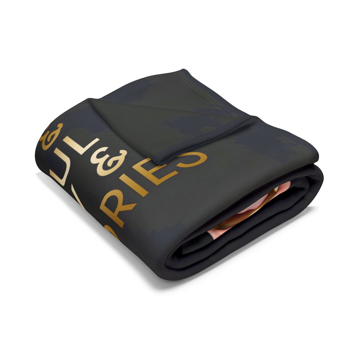 $8 Bling 50"x60" Fleece Table Cover - ROSEGOLD