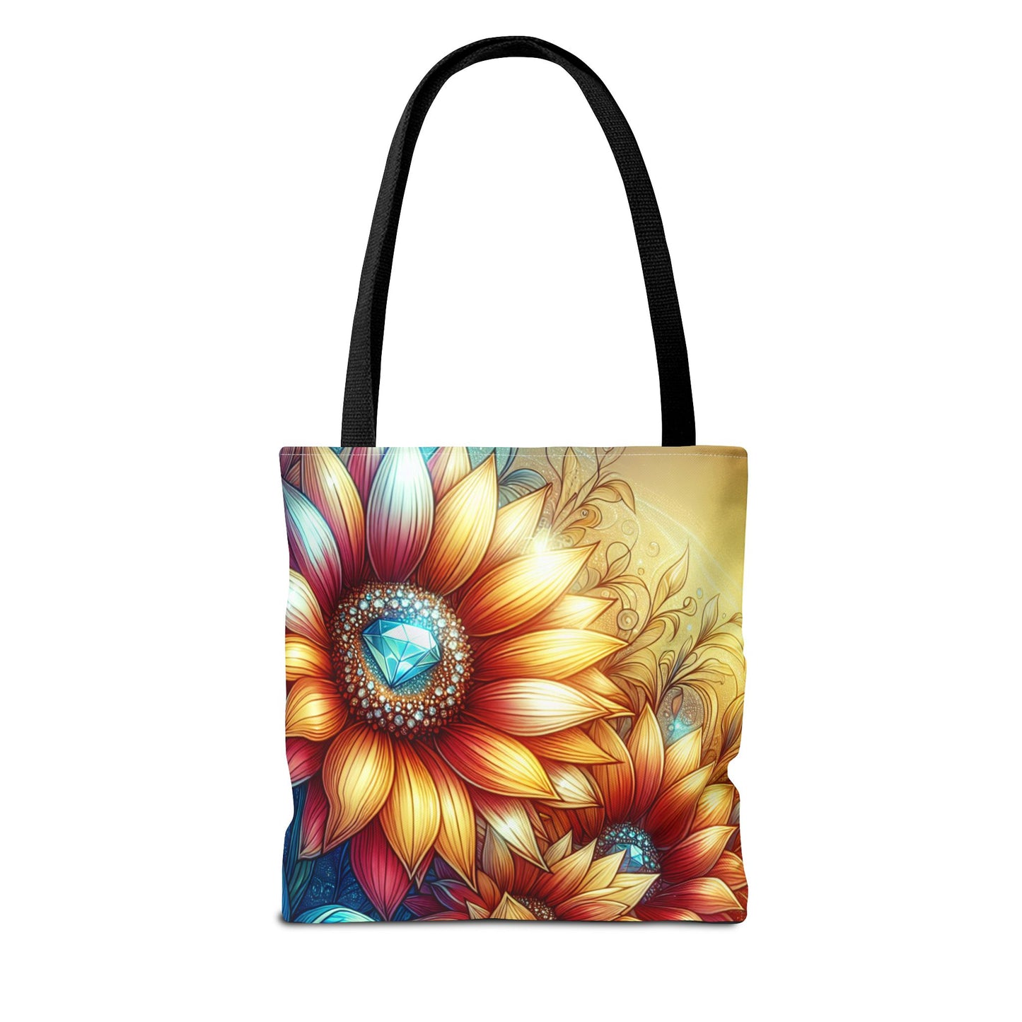 Bling Sunflowers Tote Bag 2 sizes