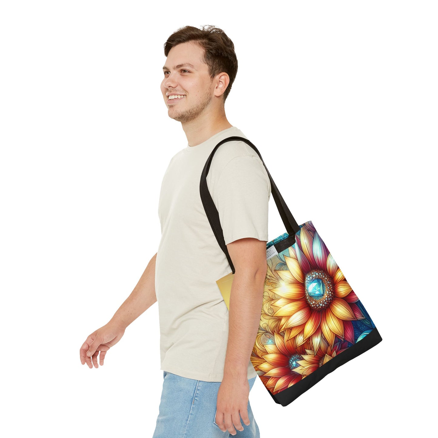 Bling Sunflowers Tote Bag 2 sizes