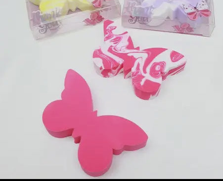 Bling Assorted butterfly make up sponge thank you gift pack of 6