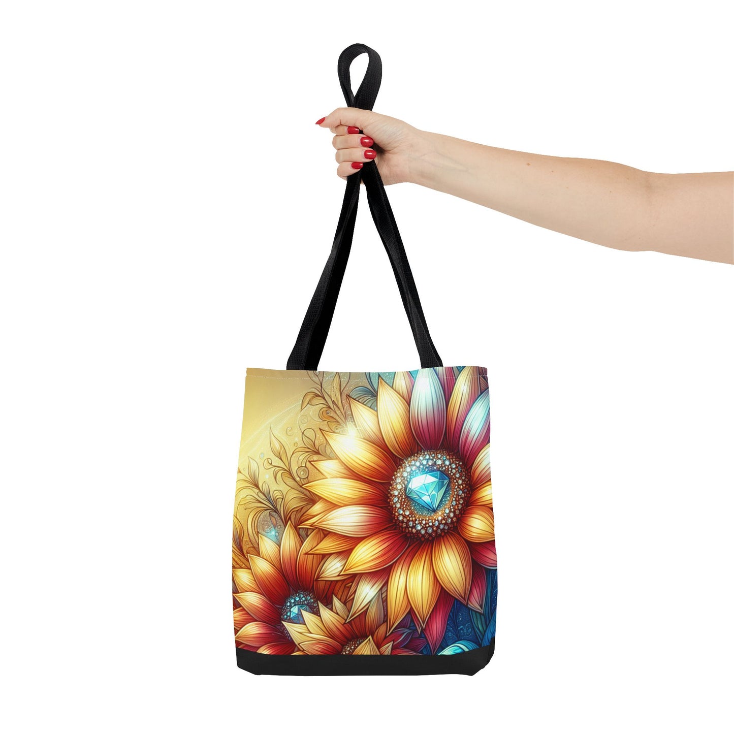 Bling Sunflowers Tote Bag 2 sizes