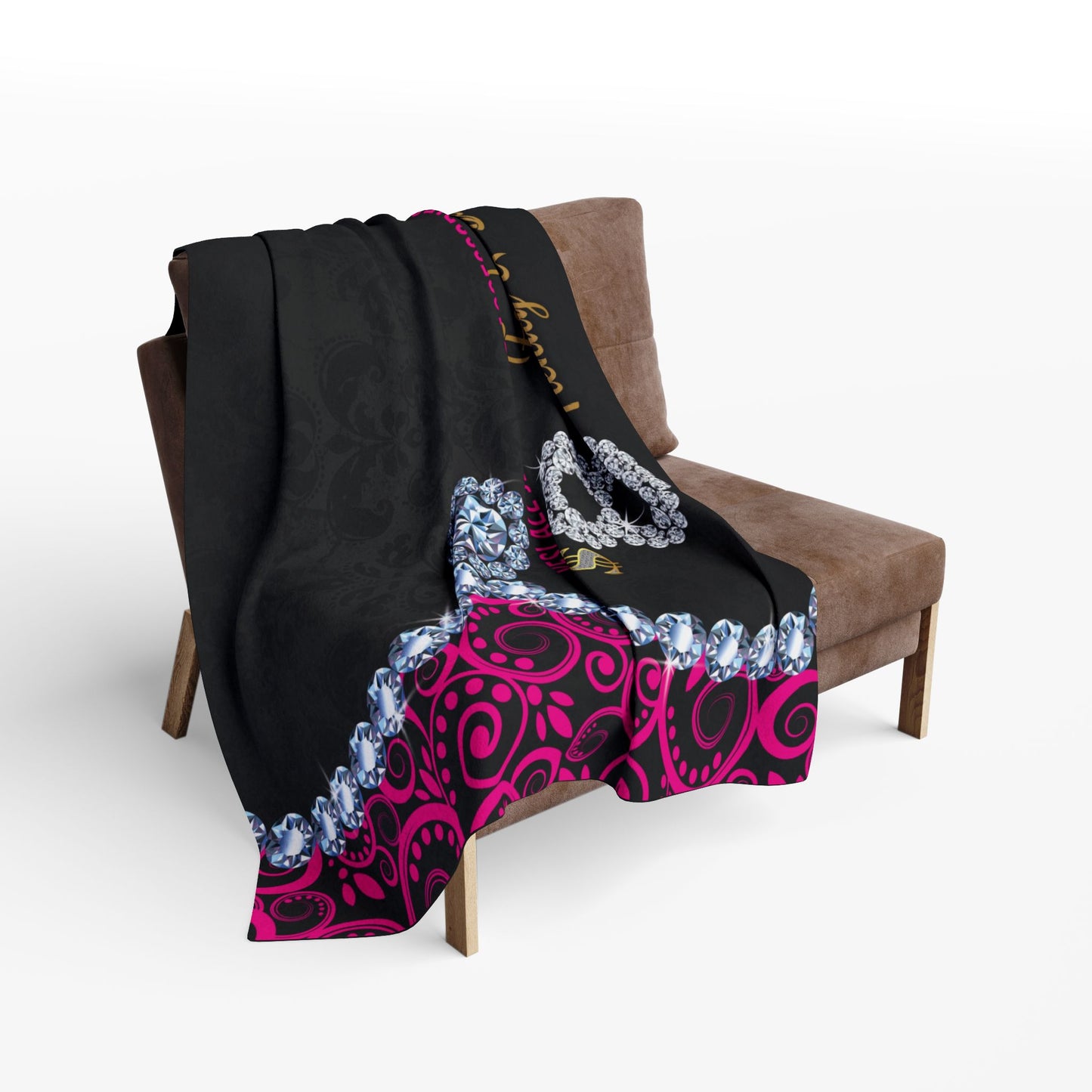 $8 Bling 50"x60" Fleece Table Cover - GLAM