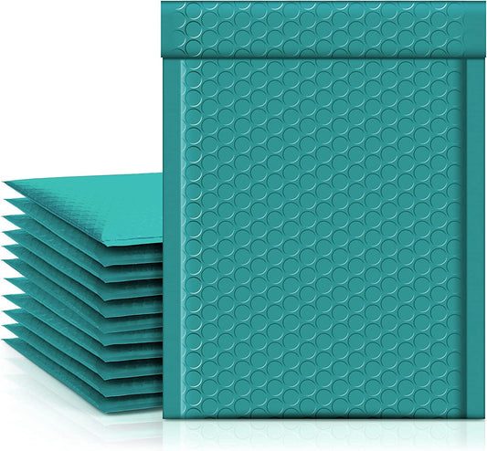 6x10 Bubble-Mailer Padded Envelope | Turquoise Green