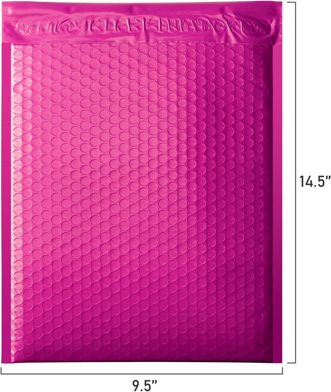 10.5x16 Bubble-Mailer Padded Envelope | Hot Pink
