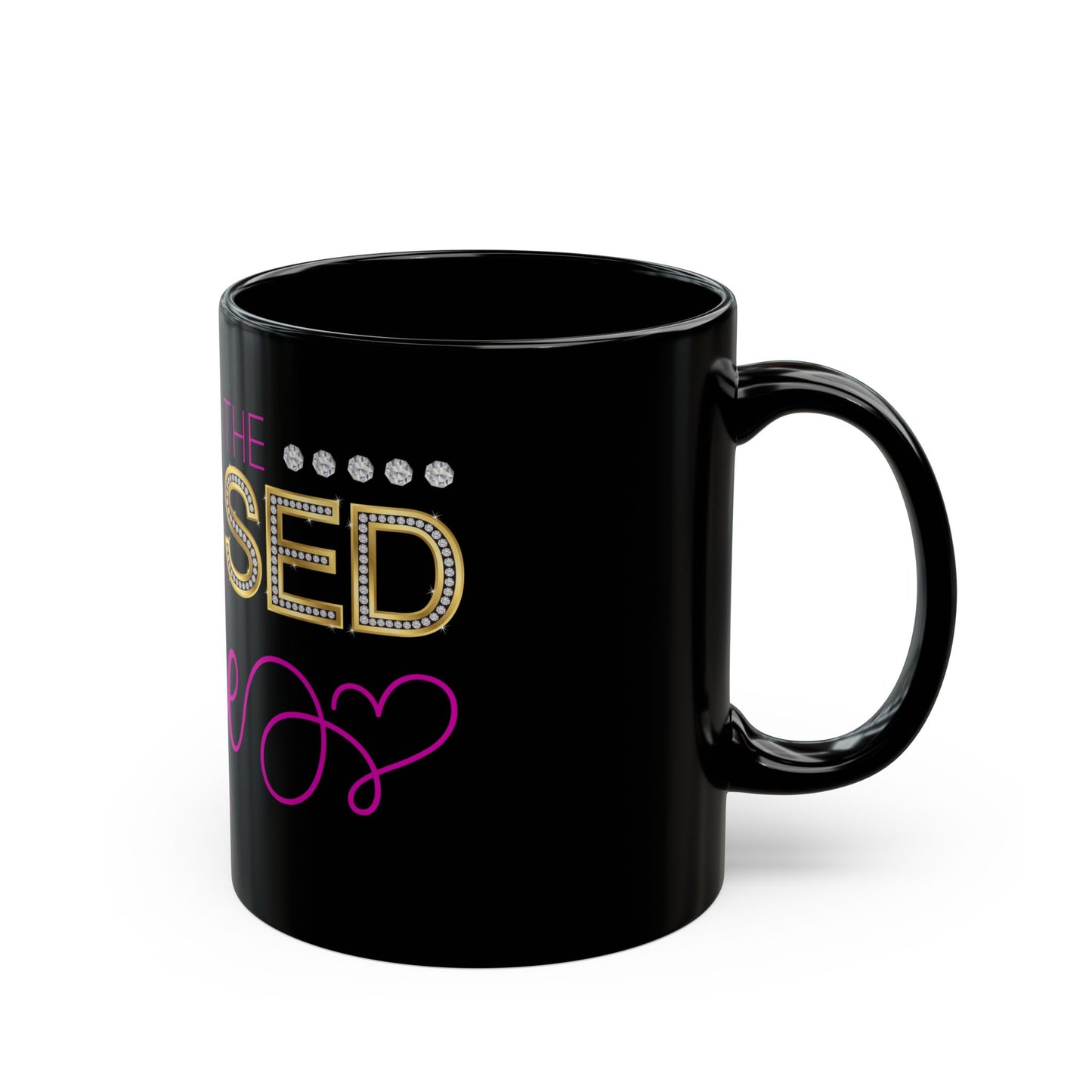 NEW! Bling Living The Blessed Life 11oz Mug