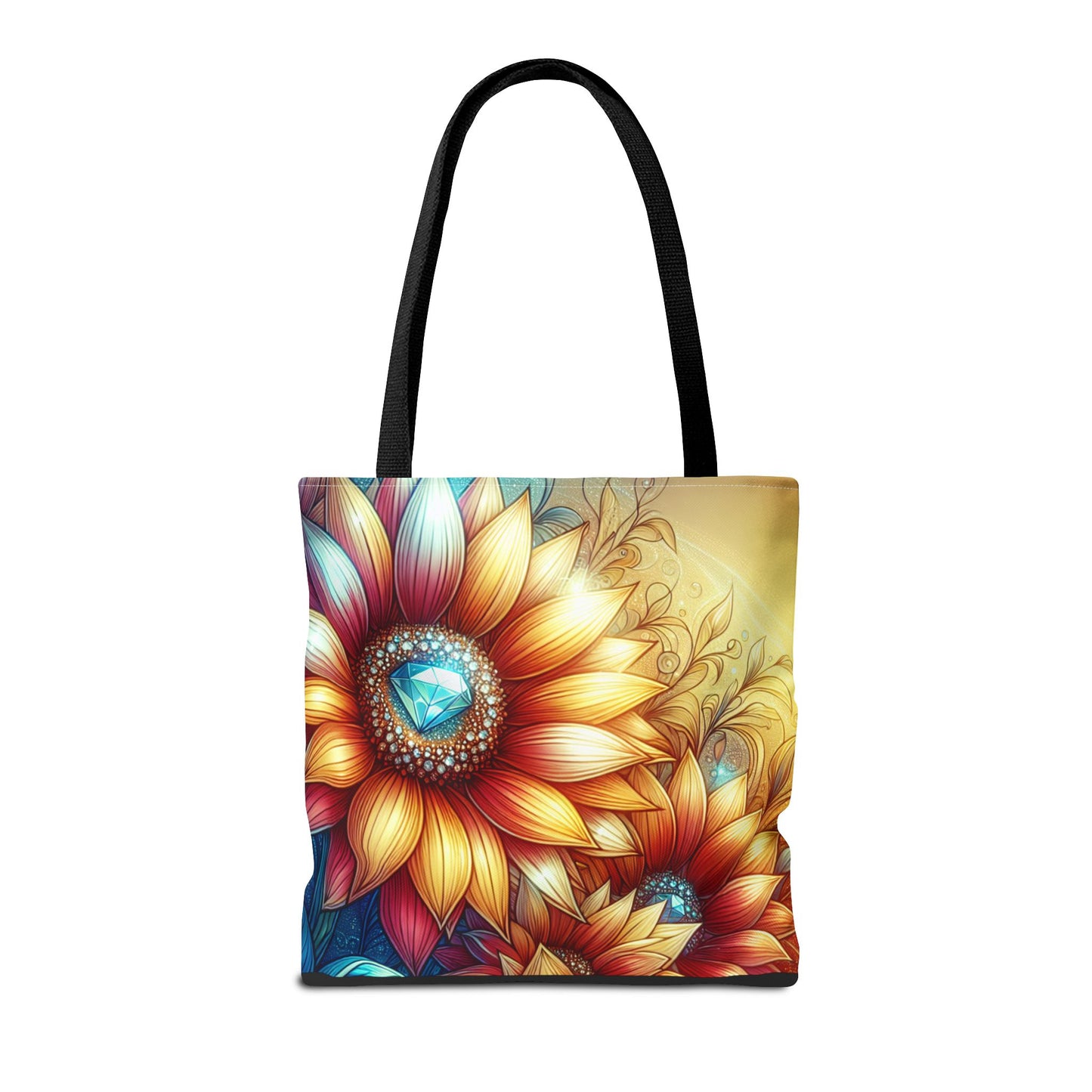 Bling Sunflowers Tote Bag 2 sizes