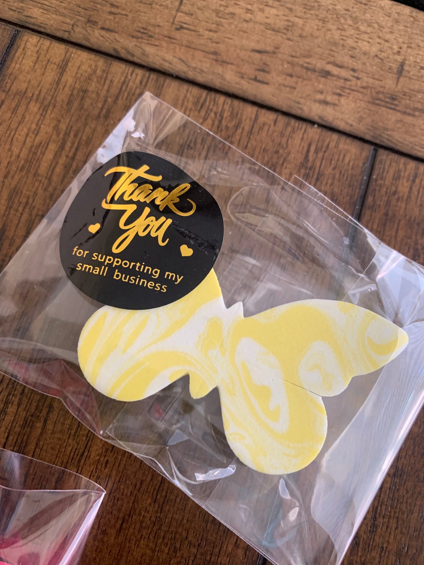 Bling Assorted butterfly make up sponge thank you gift pack of 6