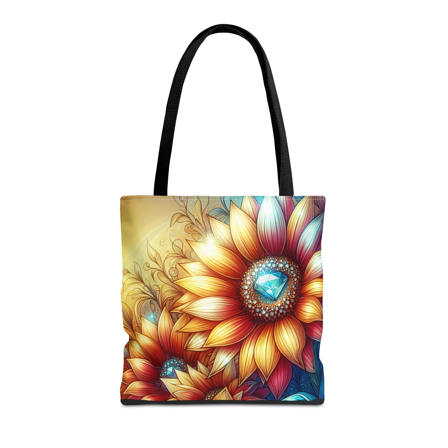 Bling Sunflowers Tote Bag 2 sizes