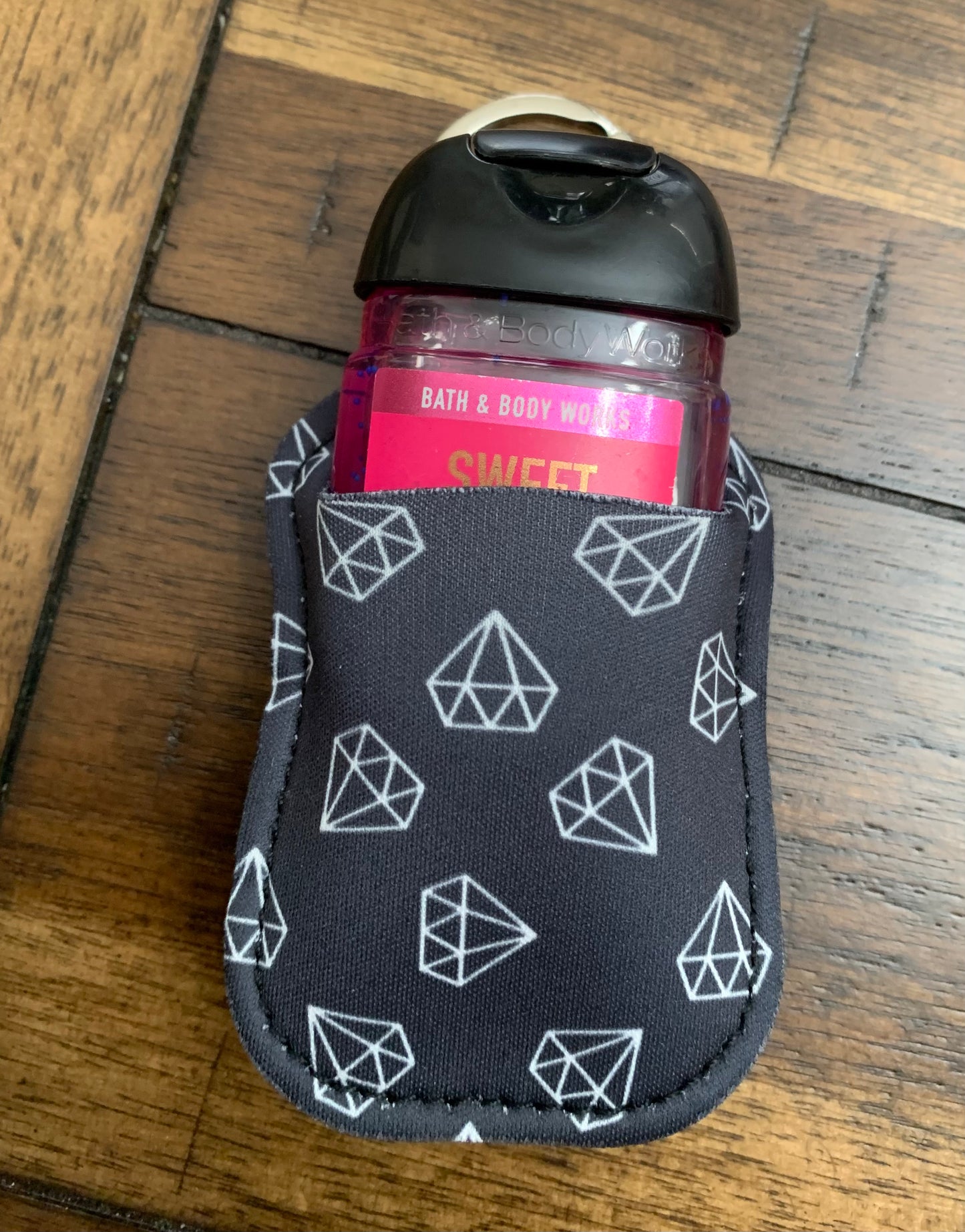 Bling Personalized Assorted Bath and Body Sanitizer + Sanitizer holder -Diamonds