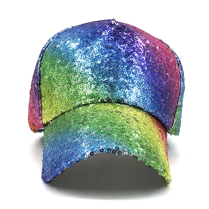Rainbow Sequins Hat 2025