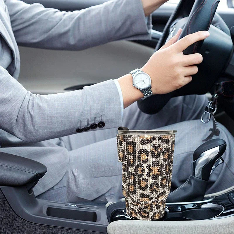 NEW! Bling Sparkling Rhinestone Stainless Steel Tumbler - 30oz