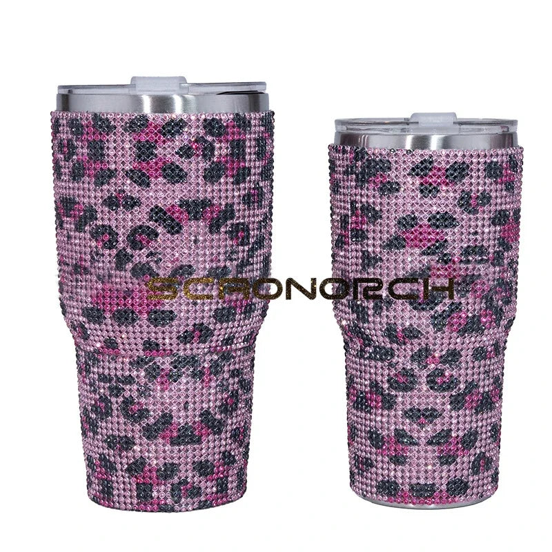 NEW! Bling Sparkling Rhinestone Stainless Steel Tumbler - 30oz
