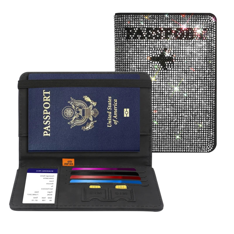 Bling Passport Cover - Assorted Colors