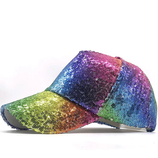 Rainbow Sequins Hat 2025