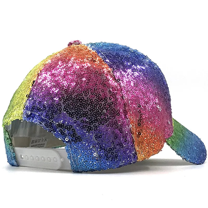 Rainbow Sequins Hat 2025