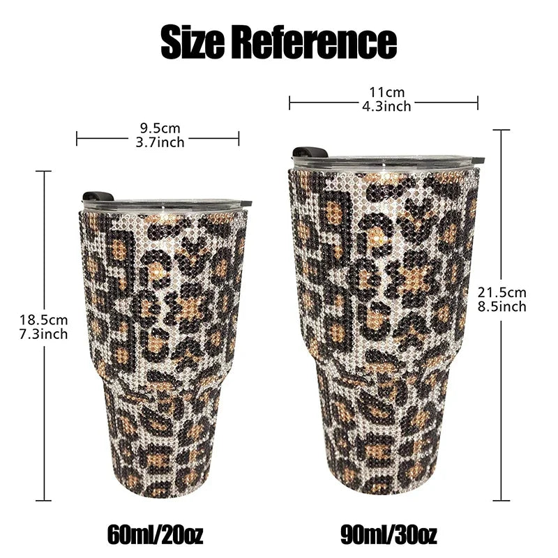 NEW! Bling Sparkling Rhinestone Stainless Steel Tumbler - 30oz