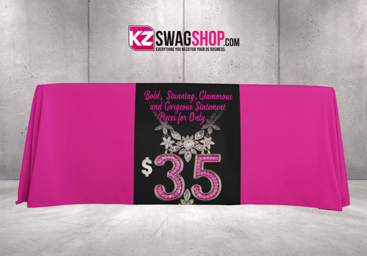 $8 Bling  24x72 Table Runner- SPECIALTY $35 JEWELRY style 1