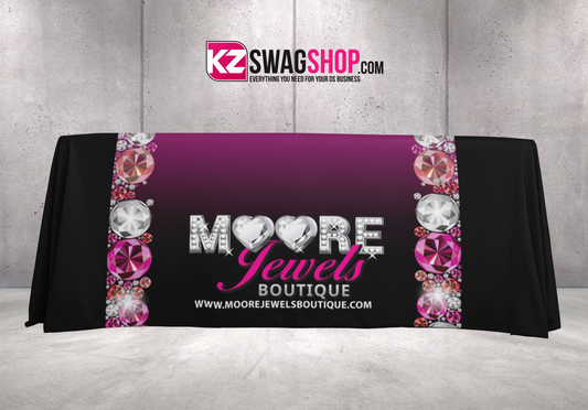 $5 Bling 60x50 Fleece Soft Table Cover - PERSONALIZED