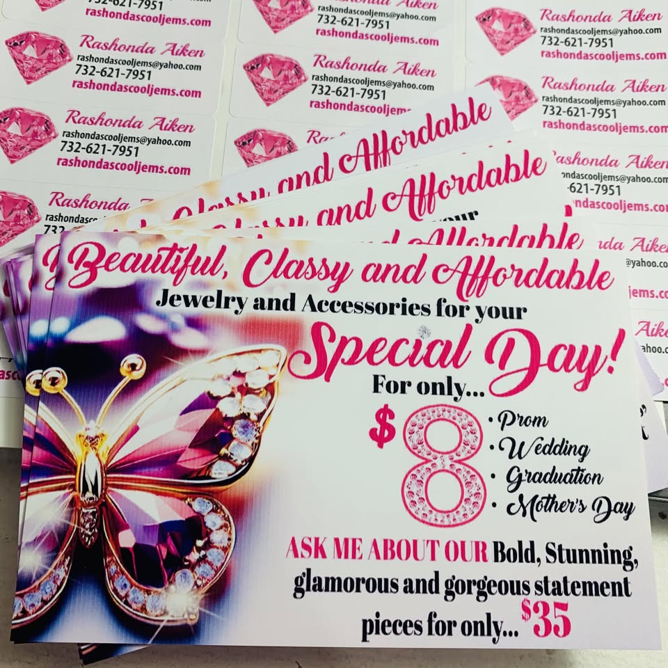 Bling Spring Special Occasion 4x6  Blitz Cards blank