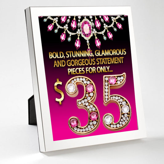 $8 Bling Table Sign Print Out Zi collection $35