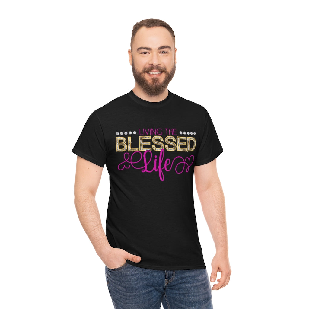 Living the Bling Blessed Life T-shirt - Regular