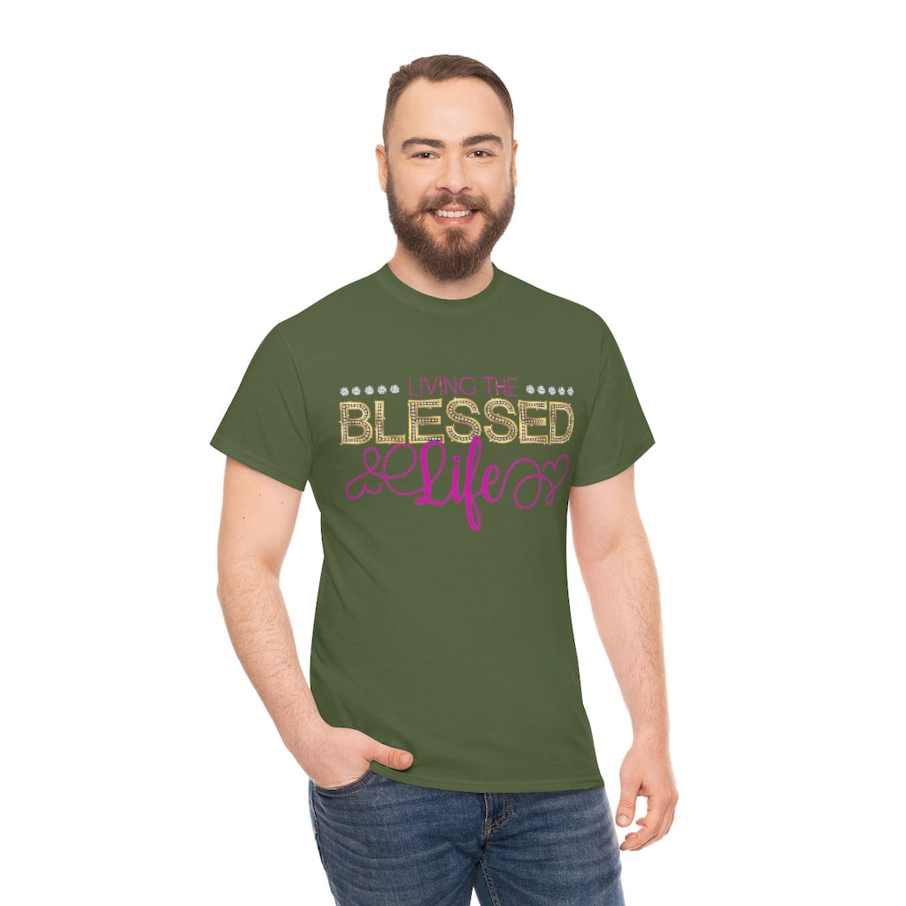 Living the Bling Blessed Life T-shirt - Regular