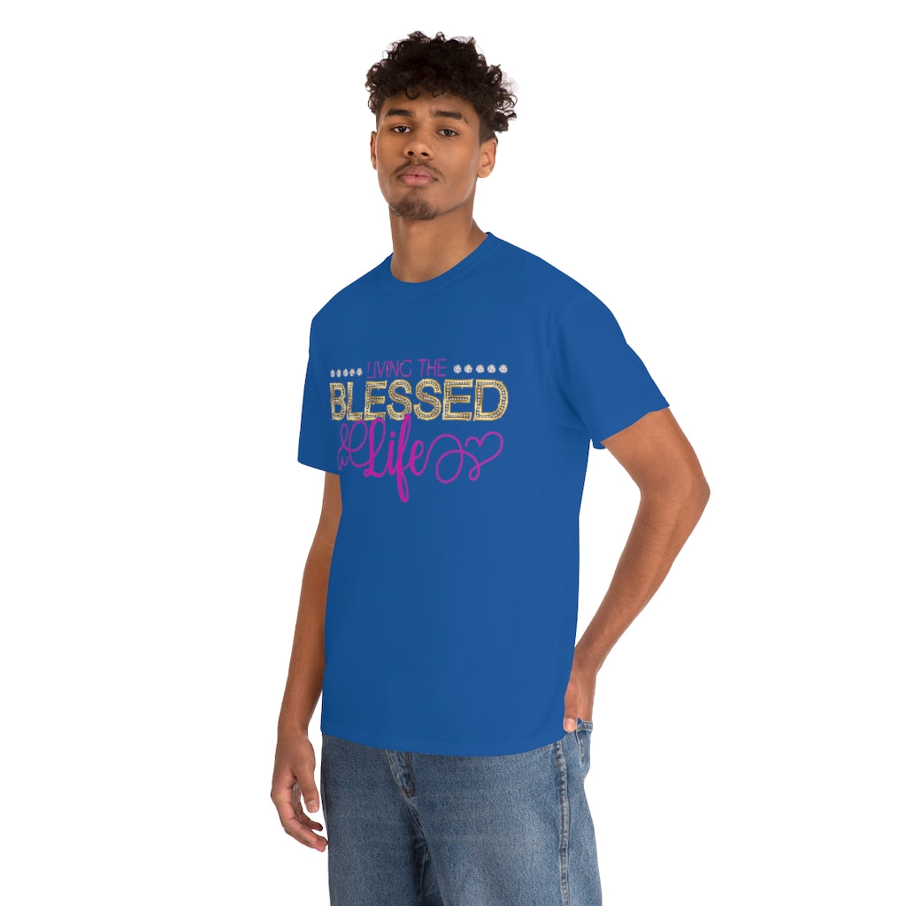 Living the Bling Blessed Life T-shirt - Regular