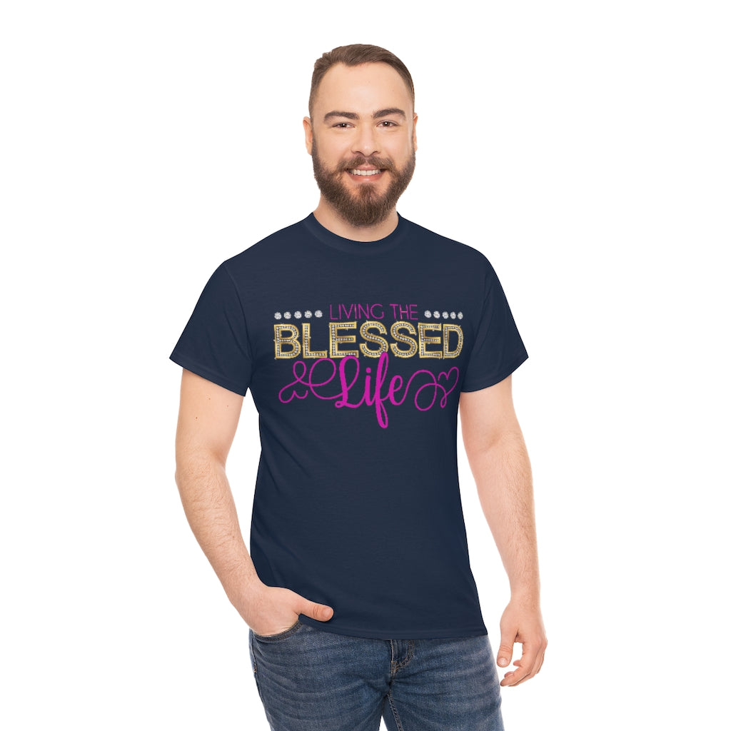 Living the Bling Blessed Life T-shirt - Regular