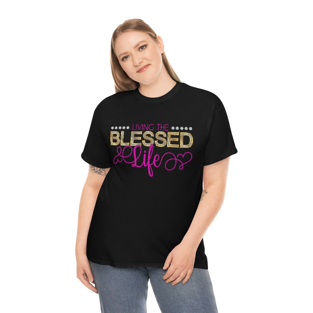 Living the Bling Blessed Life T-shirt - Regular