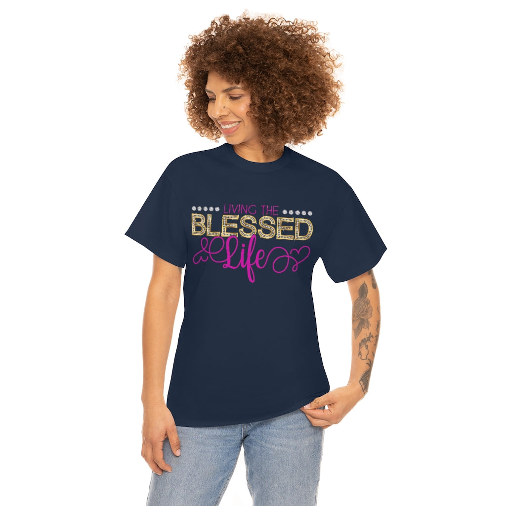 Living the Bling Blessed Life T-shirt - Regular