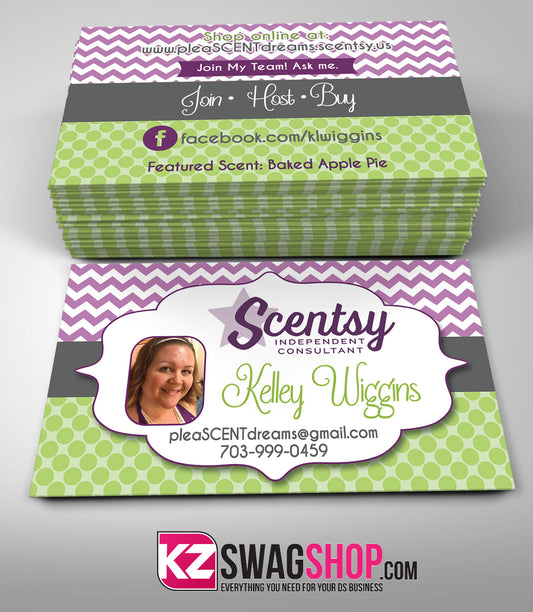 Scentsy Jewelry Business Cards Style 3