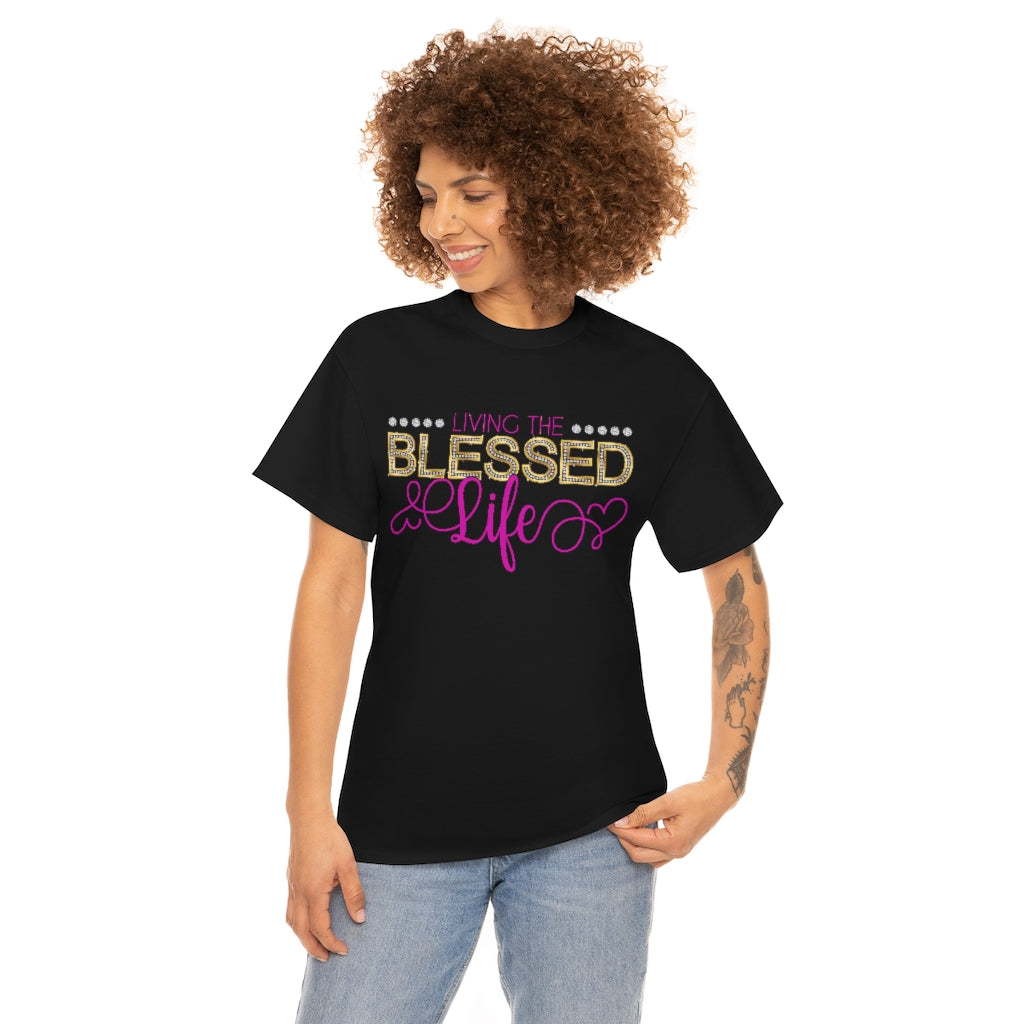 Living the Bling Blessed Life T-shirt - Regular