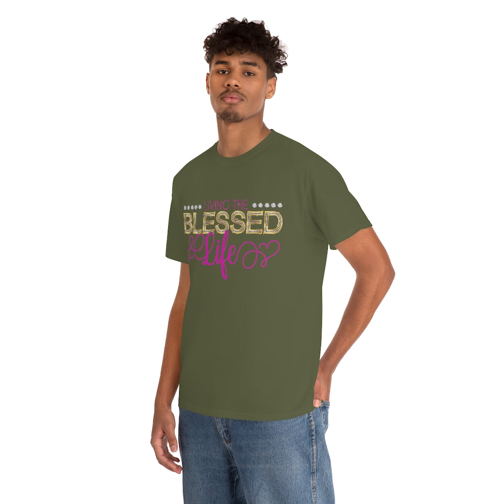 Living the Bling Blessed Life T-shirt - Regular