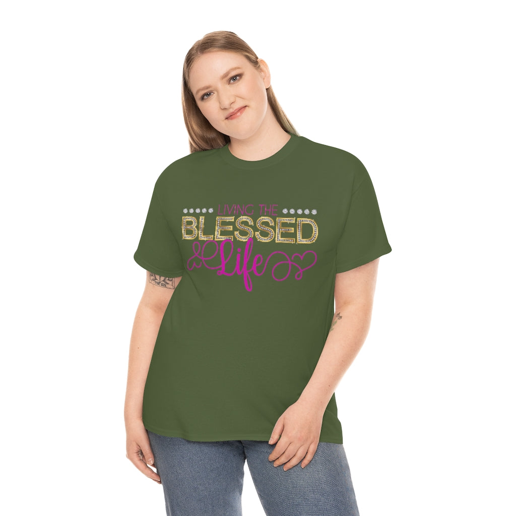 Living the Bling Blessed Life T-shirt - Regular