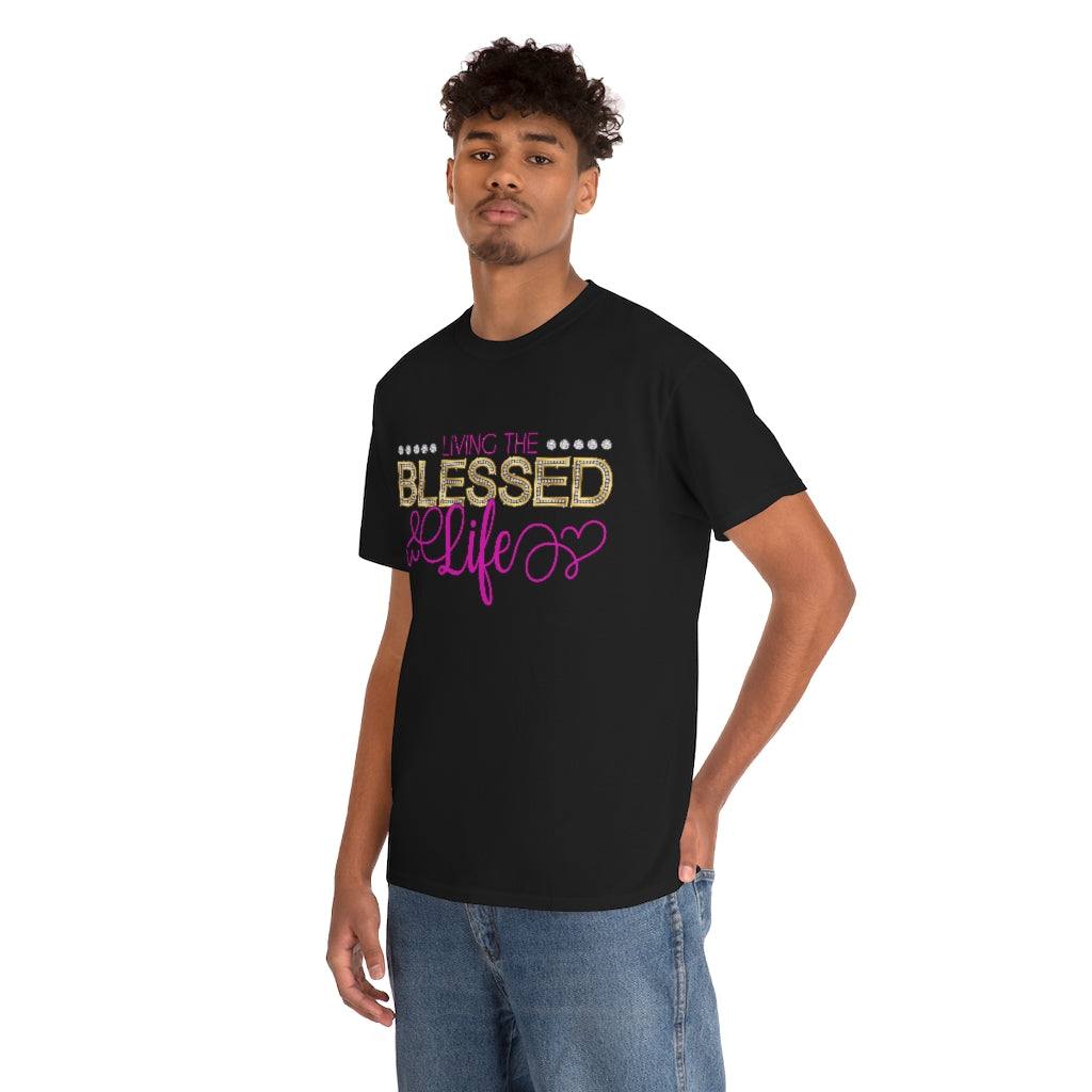 Living the Bling Blessed Life T-shirt - Regular