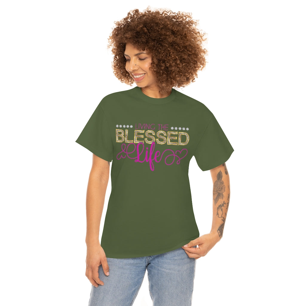 Living the Bling Blessed Life T-shirt - Regular