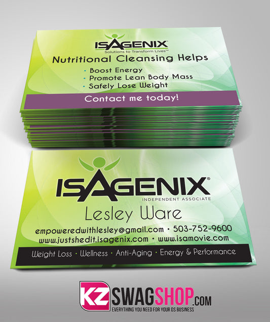 Isagenix Business Cards Style 2