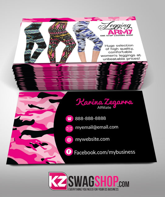 Legging Army Business Cards Style 2