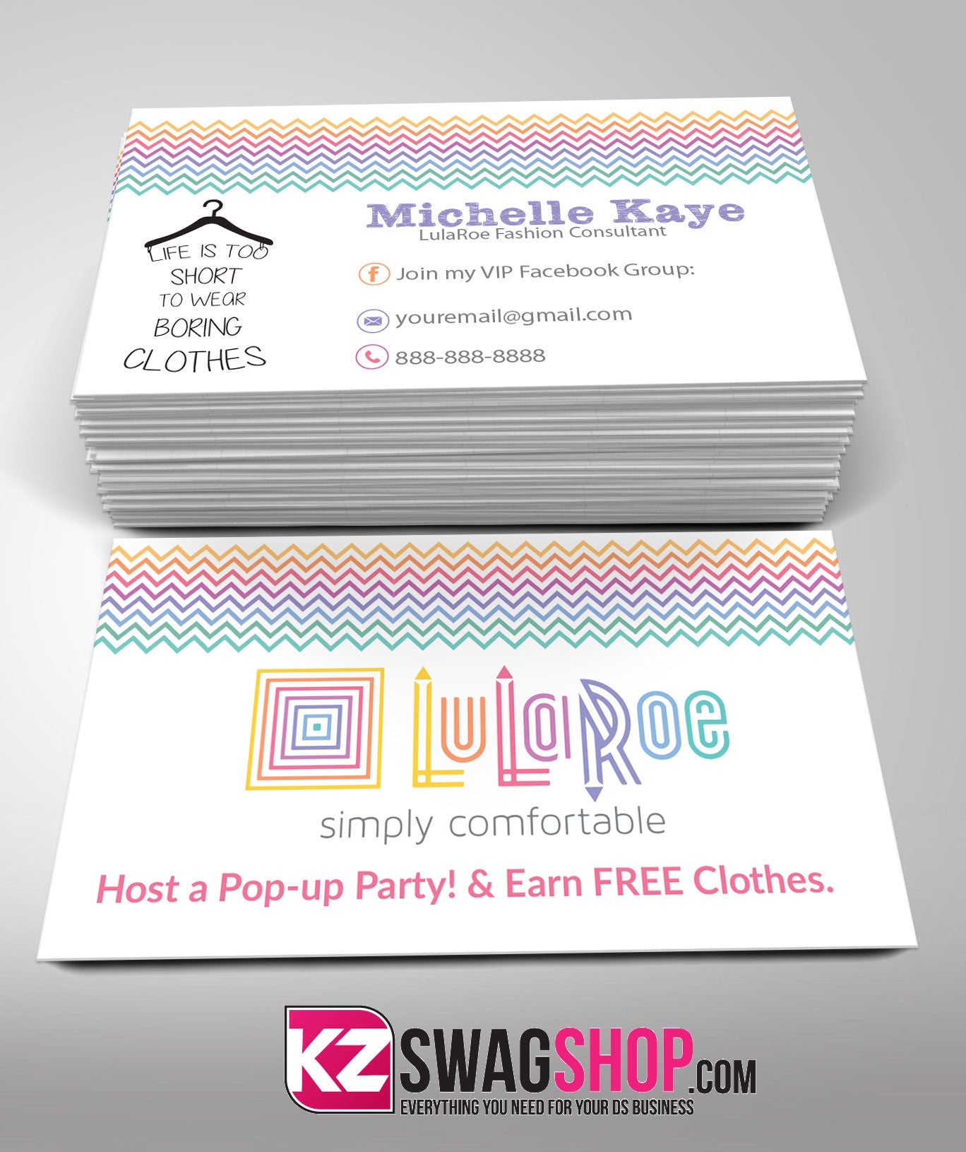 LulaRoe Business Cards Style 5