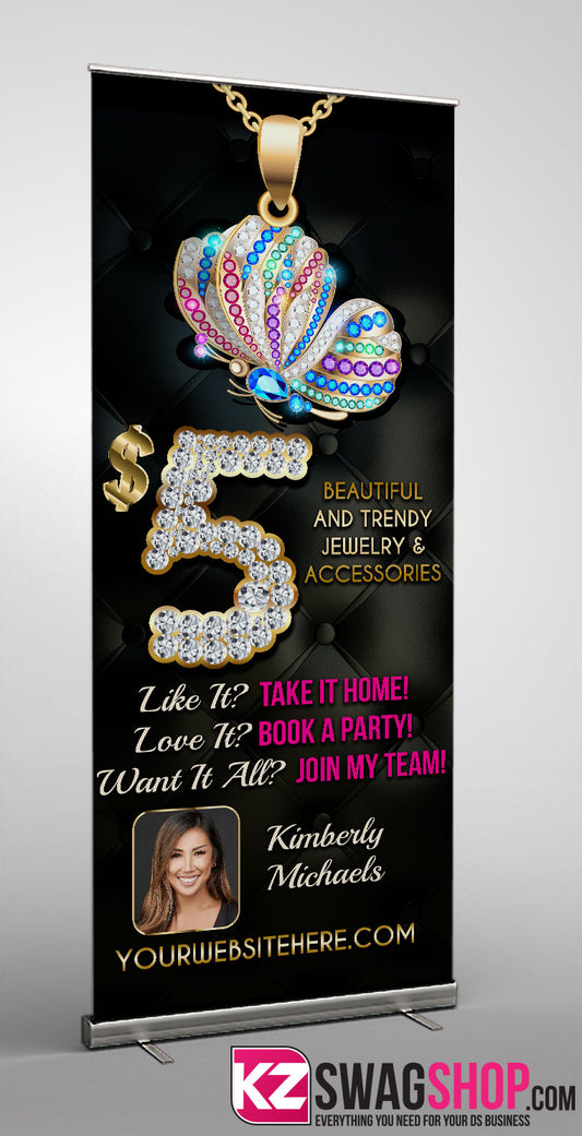Bling Retractable Banner style 31