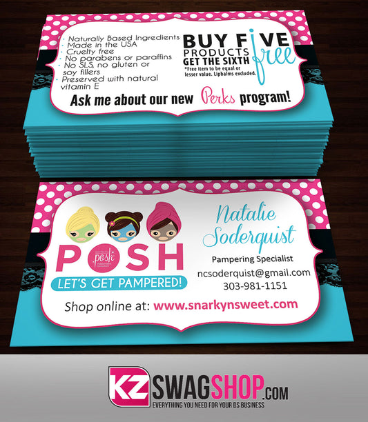 Perfectly Posh Business Cards Style 13